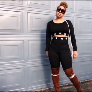 Two piece set black